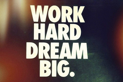 TMS Work Hard Paper Print(12 inch X 18 inch, Rolled)