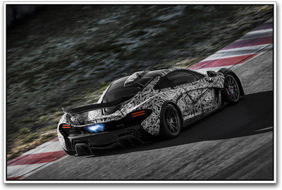 Mclaren Supercar design Paper Print(12 inch X 18 inch)