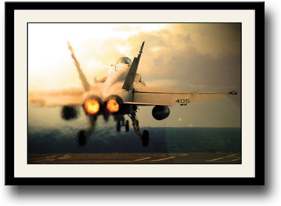 Fighter plane taking off AFP1216 Fine Art Print(10 inch X 14 inch, Framed)