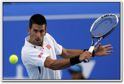 Novak Djokovic Photographic Paper(12 inch X 18 inch)