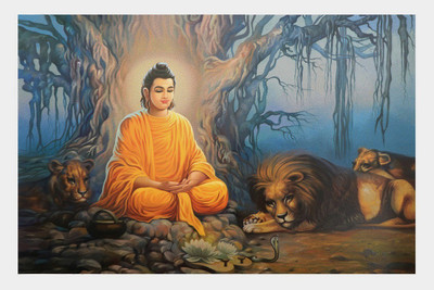 Bm Traders Painting Of Meditating Buddha Unframed Rolled Poster Big (25 X 36 Inches) Paper Print(25 inch X 36 inch, Rolled)
Bm Traders Painting Of Meditating Buddha Unframed Rolled Poster Big (25 X 36 Inches) Paper Print(25 inch X 36 inch, Rolled)