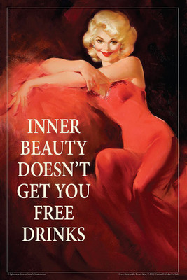 Posterhouzz Inner Beauty Doesn't Get You Free Drinks Fine Art Print(18 inch X 12 inch, Rolled)
Posterhouzz Inner Beauty Doesn't Get You Free Drinks Fine Art Print(18 inch X 12 inch, Rolled)