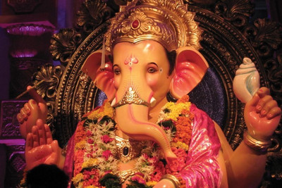 Posterhouzz Ganesha Poster Fine Art Print(12 inch X 18 inch, Rolled)