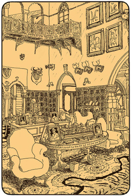 The Raj Interiors Paper Print(36 inch X 24 inch)