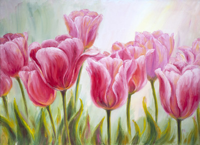 Floral Canvas Art(36 inch X 48 inch)