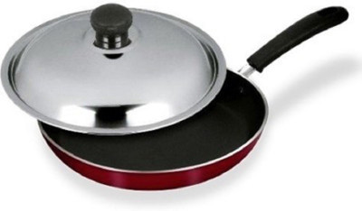 TOP 10 NON STICK FRY 2.6 MM THIC Fry Pan 22 cm diameter with Lid(Aluminium, Non-stick), Red
TOP 10 NON STICK FRY 2.6 MM THIC Fry Pan 22 cm diameter with Lid(Aluminium, Non-stick), Red