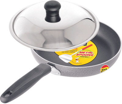 Black Diamond KING Fry Pan 27 cm diameter with Lid(Aluminium, Ceramic, Non-stick), Grey
Black Diamond KING Fry Pan 27 cm diameter with Lid(Aluminium, Ceramic, Non-stick), Grey