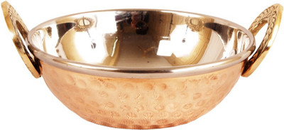 IndianArtVilla Handmade High Quality Steel Copper Kadhai,350 ml,Indian Food Serving Karahi 13 cm Kadhai 13 cm(Copper), Brown
IndianArtVilla Handmade High Quality Steel Copper Kadhai,350 ml,Indian Food Serving Karahi 13 cm Kadhai 13 cm(Copper), Brown