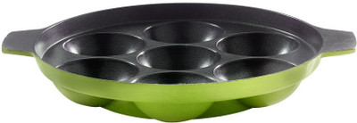 Brilliant Green Appam Parta Paniyarakkal(Aluminium, Non-stick)