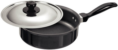 Hawkins Futura Curry Saut with Lid Saute Pan 20 cm diameter with Lid(Aluminium, Non-stick), Black
Hawkins Futura Curry Saut with Lid Saute Pan 20 cm diameter with Lid(Aluminium, Non-stick), Black