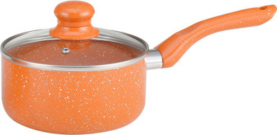 Wonderchef Tangerine 16cm Sauce Pan with Lid Sauce Pan 16 cm diameter with Lid(Aluminium, Induction Bottom), Orange
Wonderchef Tangerine 16cm Sauce Pan with Lid Sauce Pan 16 cm diameter with Lid(Aluminium, Induction Bottom), Orange
