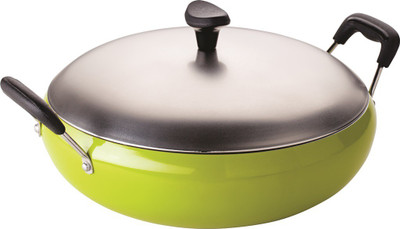 RECON Grandchef Kadhai 20 cm(Aluminium, Non-stick), Green