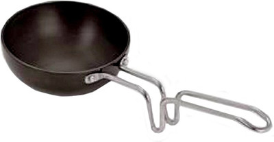 Mazda Tadka Pan 0 cm diameter(Stainless Steel, Non-stick), Black;silver