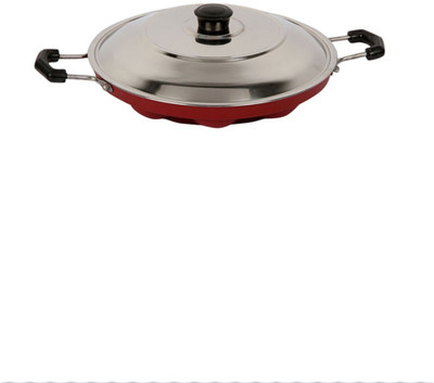 Lavelle Kitchen Non Stick 12 Rounds Paniarakkal Pan 23 cm diameter with Lid(Aluminium, Non-stick), Black;red
Lavelle Kitchen Non Stick 12 Rounds Paniarakkal Pan 23 cm diameter with Lid(Aluminium, Non-stick), Black;red