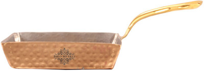 IndianArtVilla Copper Hammered Square Serving Pan with Inside Tin Lining,450 ML, Serveware & Tableware, NA Pan 14 cm diameter(Steel, Copper), Brown;steel
IndianArtVilla Copper Hammered Square Serving Pan with Inside Tin Lining,450 ML, Serveware & Tableware, NA Pan 14 cm diameter(Steel, Copper), Brown;steel