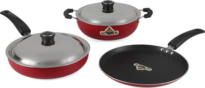Anjali Kitchenware Tawa 0 cm diameter with Lid(Aluminium, Non-stick, Induction Bottom), Black;red
Anjali Kitchenware Tawa 0 cm diameter with Lid(Aluminium, Non-stick, Induction Bottom), Black;red