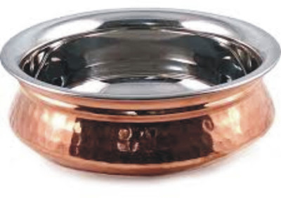 Veda Home & Lifestyle COPPER STEEL SERVING HANDI MEDIUM Handi 0.5 L(Copper), Brown
Veda Home & Lifestyle COPPER STEEL SERVING HANDI MEDIUM Handi 0.5 L(Copper), Brown