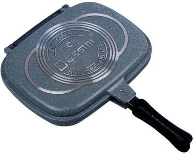 Krishna Devi Traders LLP Grill Pan 32 cm diameter(Aluminium, Non-stick, Induction Bottom), Grey
Krishna Devi Traders LLP Grill Pan 32 cm diameter(Aluminium, Non-stick, Induction Bottom), Grey