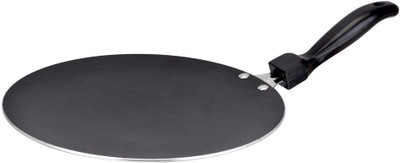 Bright Home Appliances Tawa 25 cm diameter(Aluminium, Non-stick), Black