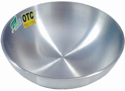 OTC Tasla 33 CM without Handle (Aluminium) Kadhai 34 cm(Aluminium), Silver