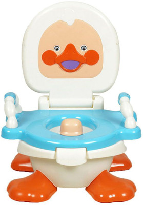 Kiddies Express GJ Panda Duck Baby Traning Potty Seat(Blue)