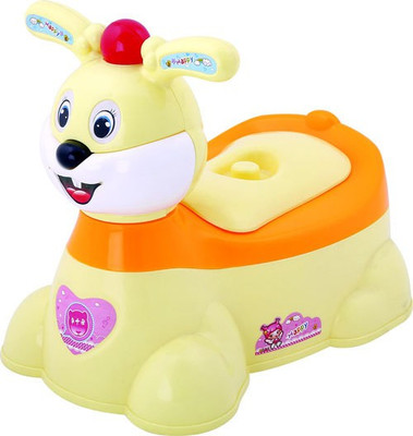 Magic Pitara Rabit Face Baby (Yellow) Potty Box(Yellow)