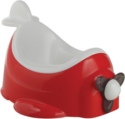 MeeMee Baby Trainer Potty Chair with Airplane Design Potty Seat(Red)
