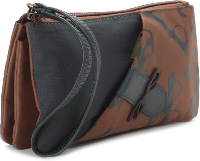 Baggit Mp Groov Queen Pouch(Brown, Black), Black;brown