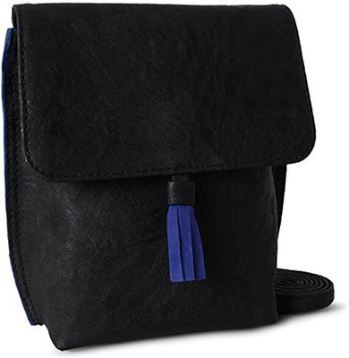 Creative India Exports Women Black Wallet Sling Bag Pouch(Black)