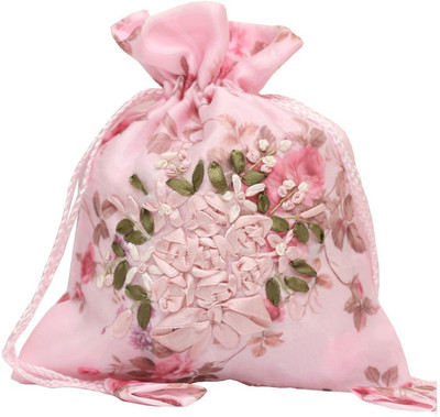 Soulful Threads Elegantly designed Potli(Pink)