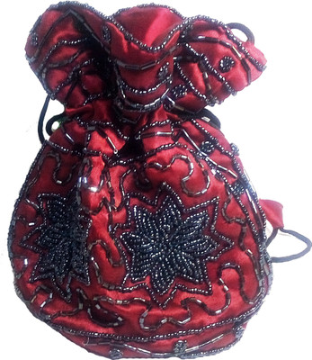 Craft Benaras TRENDY Potli(Maroon)