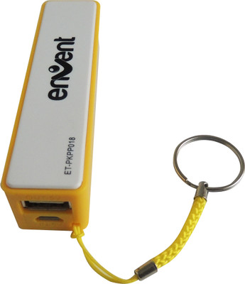 Envent 2600 mAh Power Bank (ET-PKPP018-YL, 2600 mAh Powerbank with Keyring - Energy Bar)(Lithium-ion)
Envent 2600 mAh Power Bank (ET-PKPP018-YL, 2600 mAh Powerbank with Keyring - Energy Bar)(Lithium-ion)