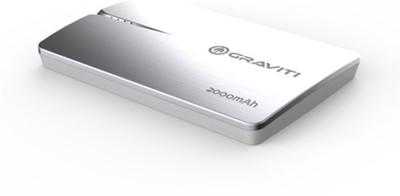 Graviti 2000 mAh Power Bank (PP121, Portable Power Pro Series Single USB Port)(Silver, Lithium Polymer)
Graviti 2000 mAh Power Bank (PP121, Portable Power Pro Series Single USB Port)(Silver, Lithium Polymer)