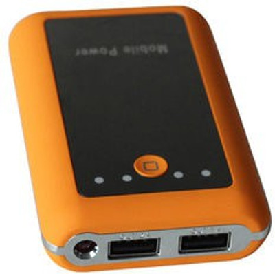Kolorfish 6600 mAh Power Bank (D-240, Dual USB Mobile )(Orange, Lithium Polymer)