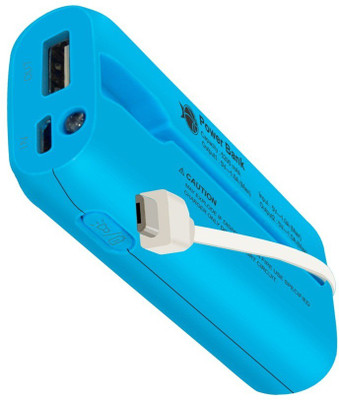 Feye 5200 mAh Power Bank (USB Output Port with LED Torch light, External Battery Charger, 5200mAh Built-in Micro USB Cable And One Other Single)(Blue, Lithium-ion)
Feye 5200 mAh Power Bank (USB Output Port with LED Torch light, External Battery Charger, 5200mAh Built-in Micro USB Cable And One Other Single)(Blue, Lithium-ion)