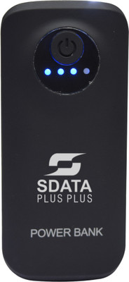 SData Plus Plus 5200 mAh Power Bank (SD 5200, SD 5200)(Black, Lithium-ion)