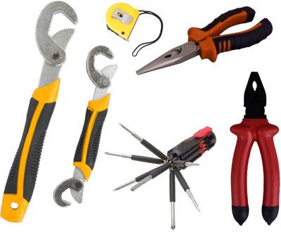 Asraw Hand Tool Kit(6 Tools), Multicolor