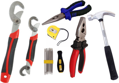 Asraw Hand Tool Kit(7 Tools), Multicolor
