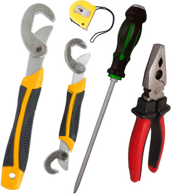 Asraw Hand Tool Kit(5 Tools), Multicolor