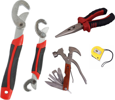 Asraw Hand Tool Kit(5 Tools), Multicolor