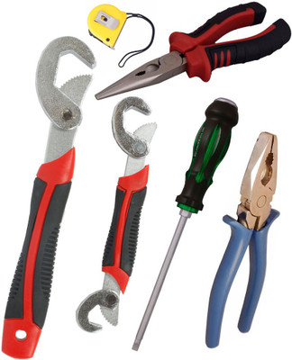 Asraw Hand Tool Kit(6 Tools), Multicolor