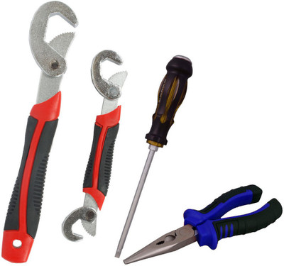 Asraw Snap N Grip, Nose Plier & Double Sided Screwdriver Hand Tool Kit(3 Tools), Multicolor
Asraw Snap N Grip, Nose Plier & Double Sided Screwdriver Hand Tool Kit(3 Tools), Multicolor