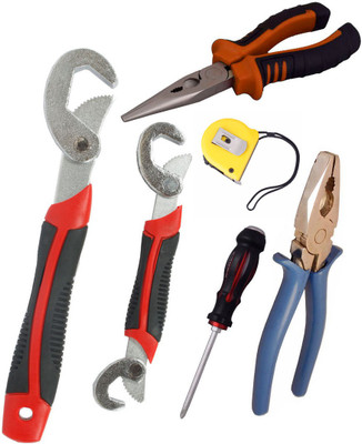 Asraw Hand Tool Kit(6 Tools), Multicolor