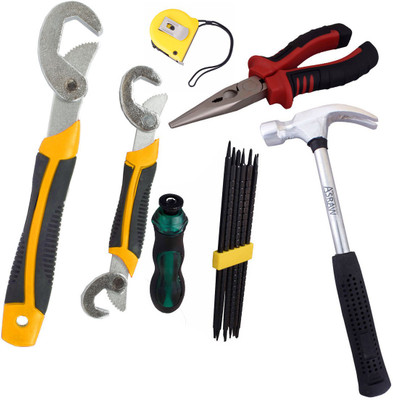 Asraw Hand Tool Kit(6 Tools), Multicolor