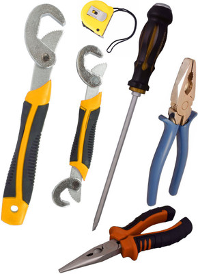 Asraw Hand Tool Kit(6 Tools), Multicolor