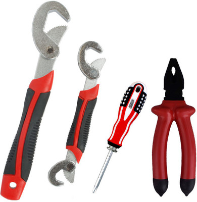 Asraw Snap N Grip, Plier & Adjustable Screwdriver Hand Tool Kit(3 Tools), Multicolor
Asraw Snap N Grip, Plier & Adjustable Screwdriver Hand Tool Kit(3 Tools), Multicolor