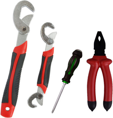 Asraw Snap N Grip, Plier & Double Sided Screwdriver Hand Tool Kit(3 Tools), Multicolor
Asraw Snap N Grip, Plier & Double Sided Screwdriver Hand Tool Kit(3 Tools), Multicolor
