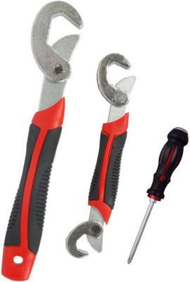 Asraw Snap N Grip & Double Sided Screwdriver Hand Tool Kit(2 Tools), Multicolor