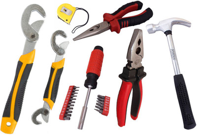 Asraw Hand Tool Kit(7 Tools), Multicolor