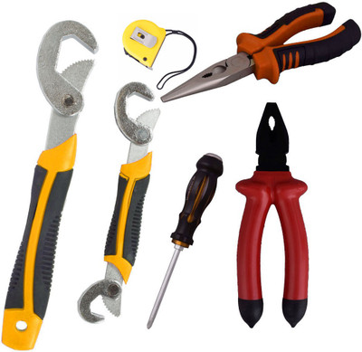 Asraw Hand Tool Kit(6 Tools), Multicolor
